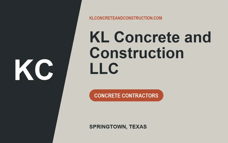 KL Concrete and Construction LLC in Springtown, Texas