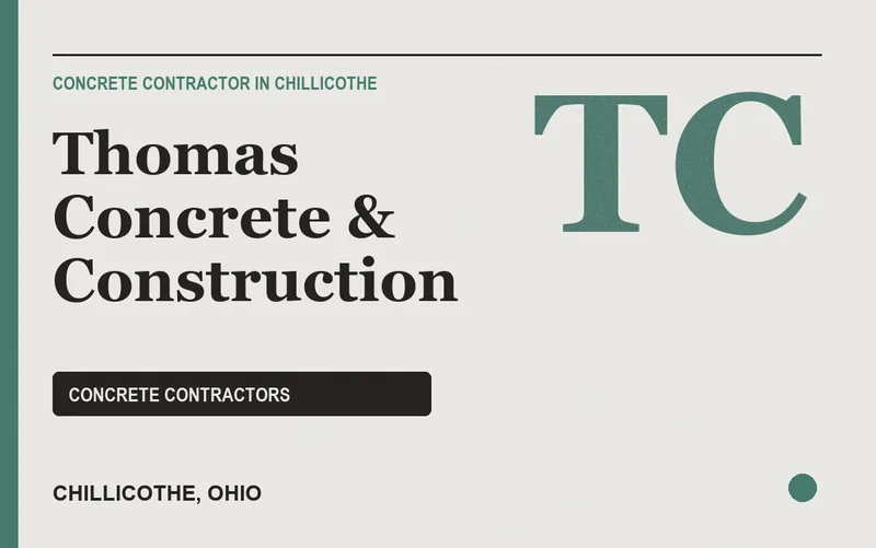 Thomas Concrete & Construction in Chillicothe, Ohio