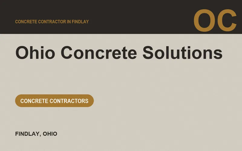 Ohio Concrete Solutions in Findlay, Ohio
