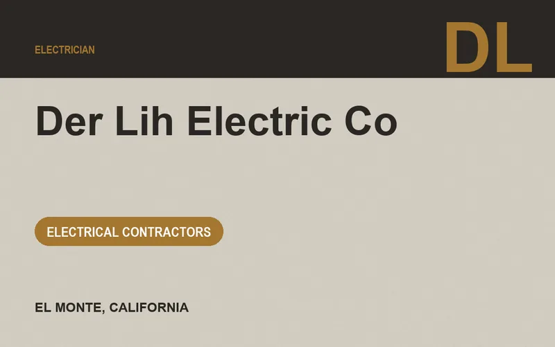 Der Lih Electric Co in El Monte, California