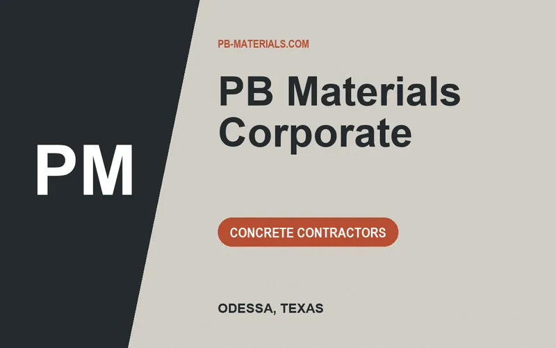 PB Materials Corporate in Odessa, Texas