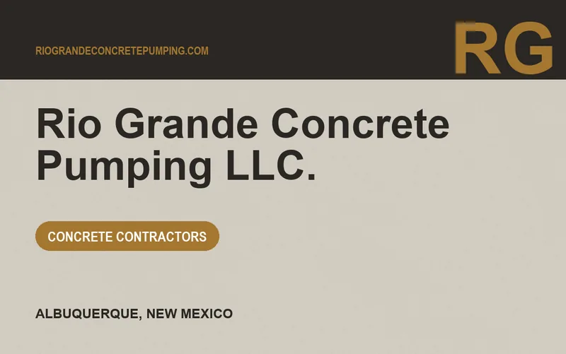 Rio Grande Concrete Pumping LLC. in Albuquerque, New Mexico
