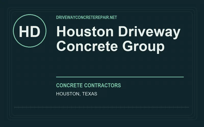 Houston Driveway Concrete Group in Houston, Texas