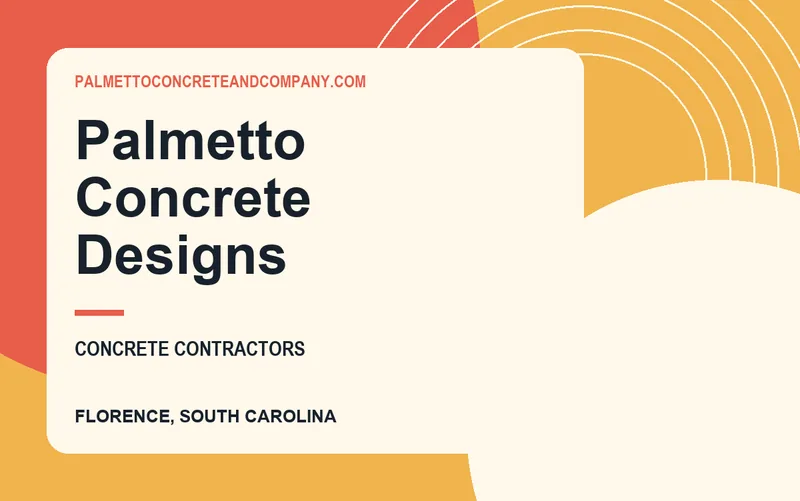Palmetto Concrete Designs in Florence, South Carolina