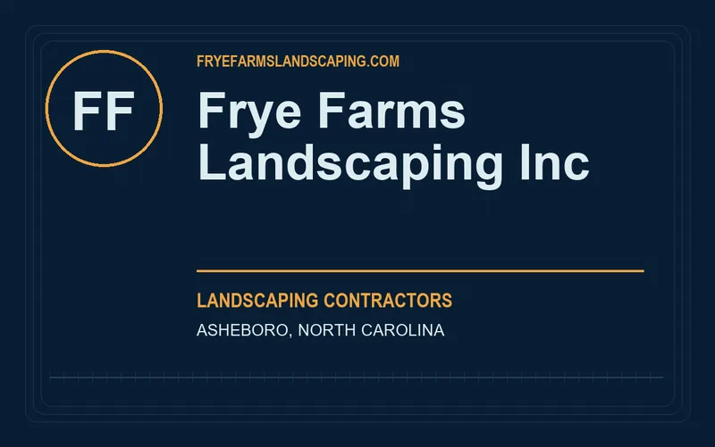 Frye Farms Landscaping Inc in Asheboro, North Carolina