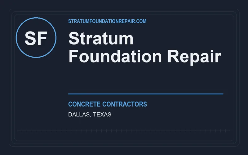 Stratum Foundation Repair in Dallas, Texas