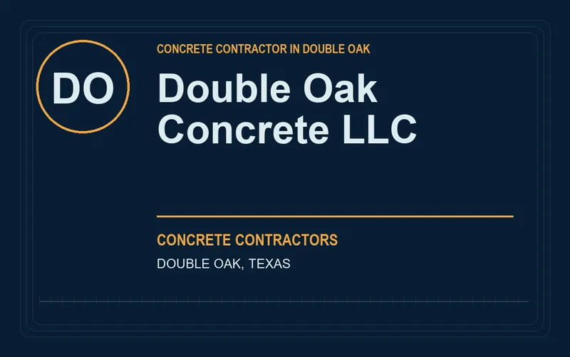 Double Oak Concrete LLC in Double Oak, Texas