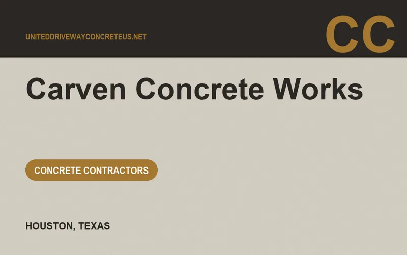 Carven Concrete Works in Houston, Texas