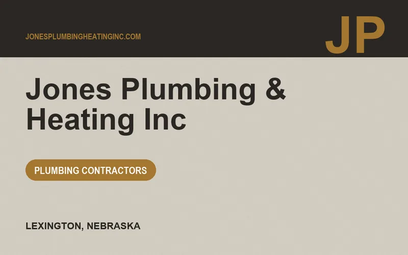 Jones Plumbing & Heating Inc in Lexington, Nebraska