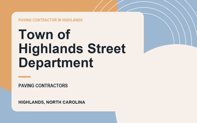Town of Highlands Street Department in Highlands, North Carolina