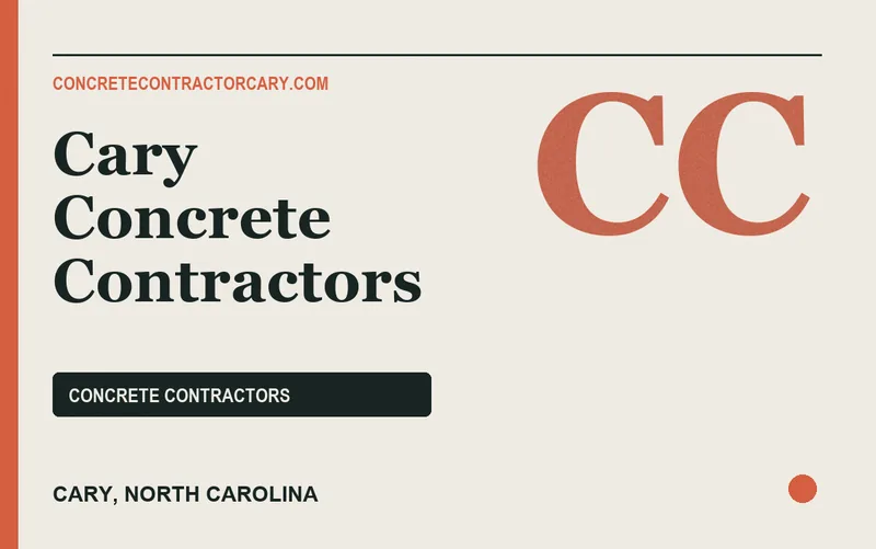 Cary Concrete Contractors in Cary, North Carolina