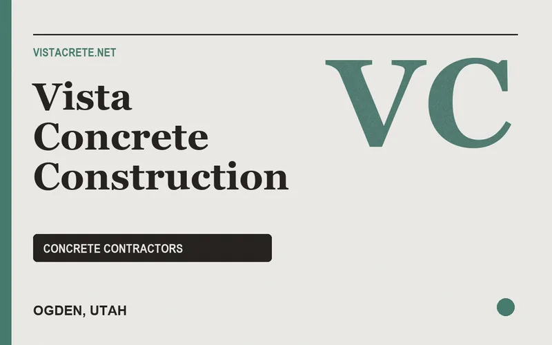 Vista Concrete Construction in Ogden, Utah