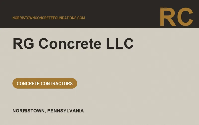 RG Concrete LLC in Norristown, Pennsylvania