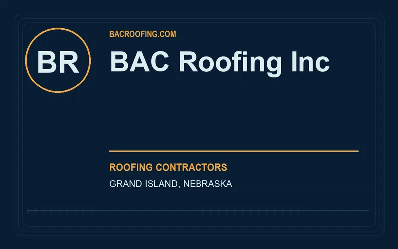 BAC Roofing Inc in Grand Island, Nebraska