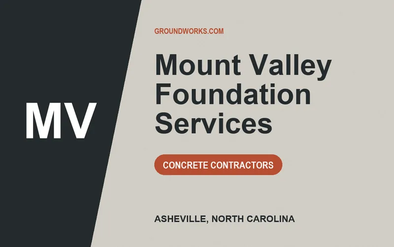 Mount Valley Foundation Services in Asheville, North Carolina