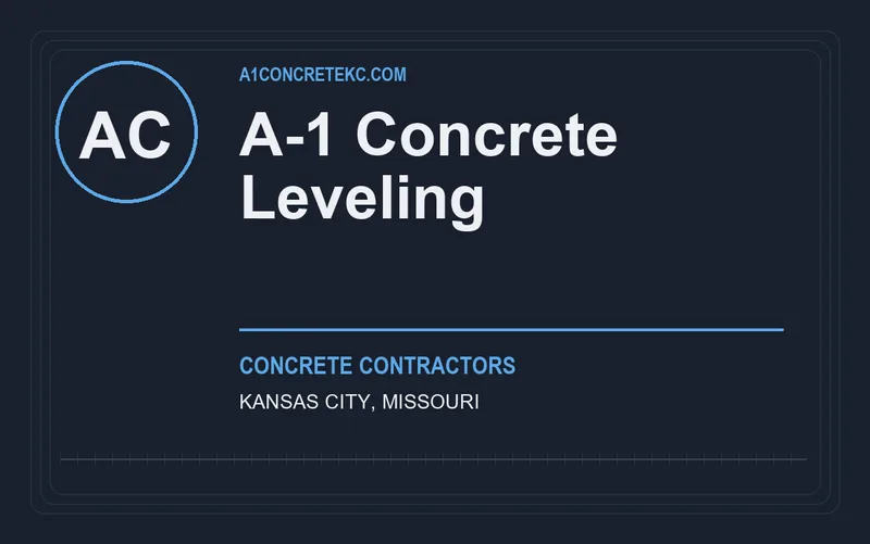 A-1 Concrete Leveling in Kansas City, Missouri