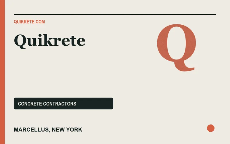 Quikrete in Marcellus, New York