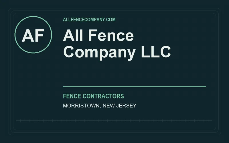 All Fence Company LLC in Morristown, New Jersey