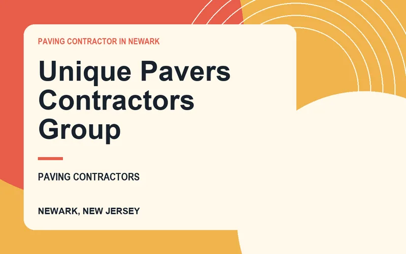 Unique Pavers Contractors Group in Newark, New Jersey