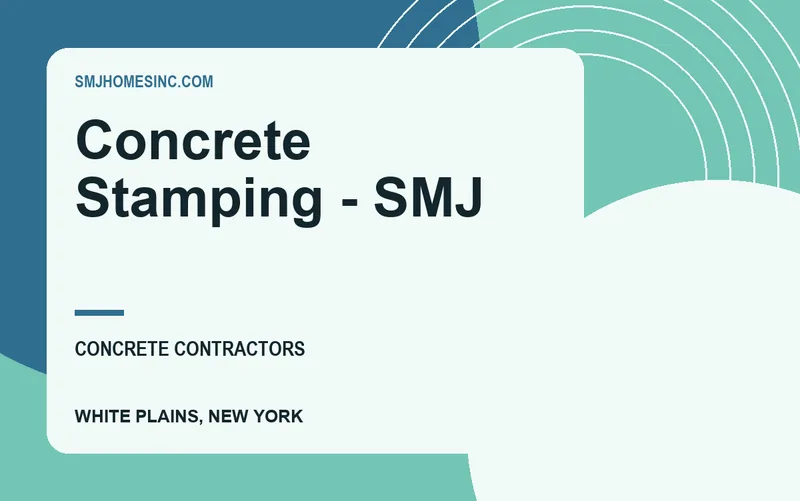Concrete Stamping - SMJ in White Plains, New York