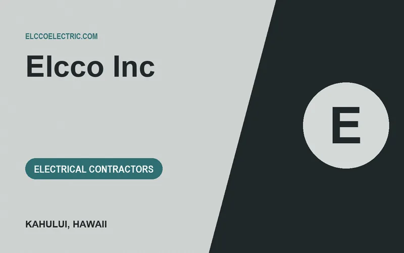 Elcco Inc in Kahului, Hawaii
