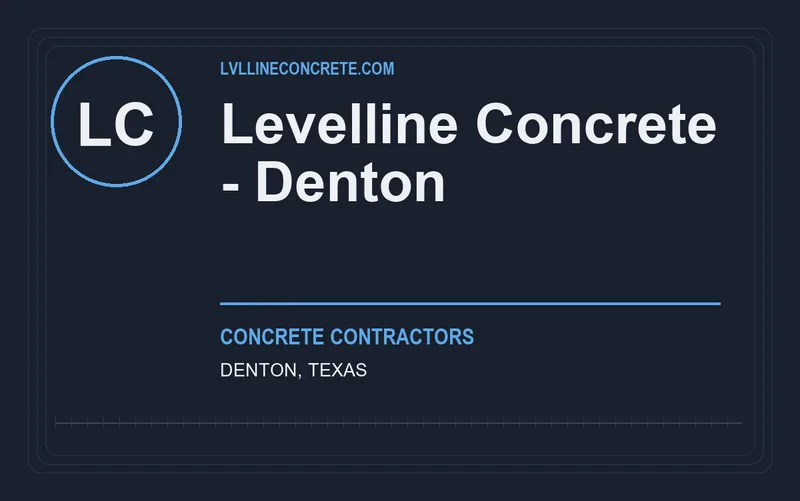 Levelline Concrete - Denton in Denton, Texas