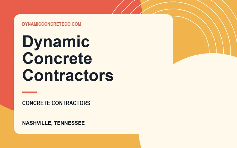 Dynamic Concrete Contractors in Nashville, Tennessee