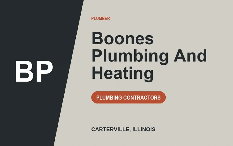 Boones Plumbing And Heating in Carterville, Illinois