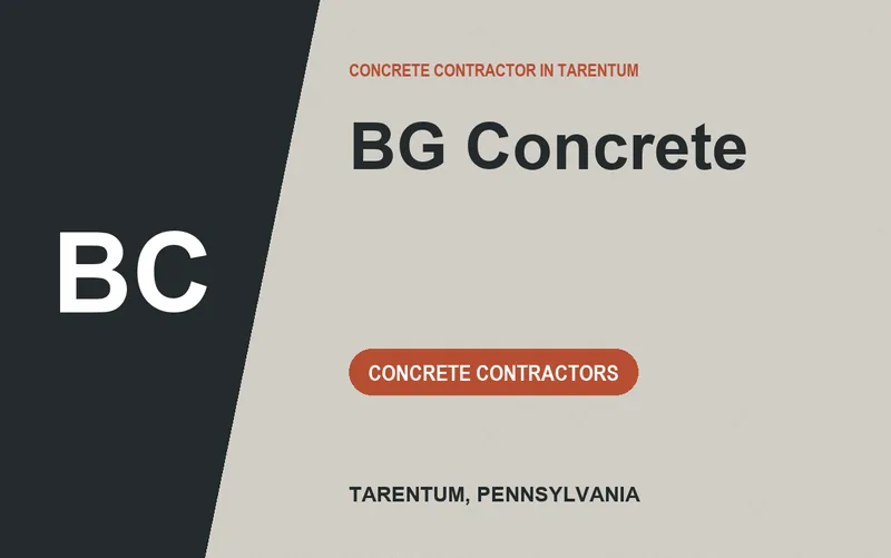 BG Concrete in Tarentum, Pennsylvania