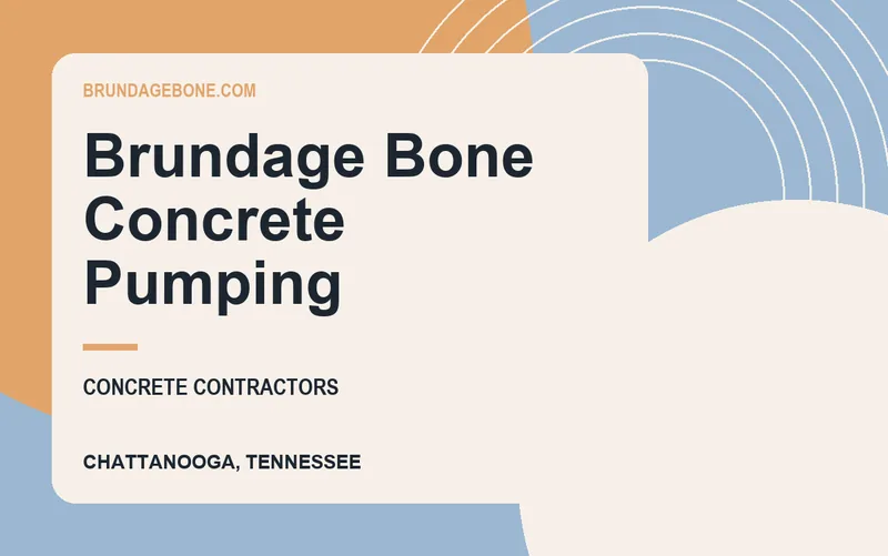 BRUNDAGE BONE CONCRETE PUMPING in Chattanooga, Tennessee