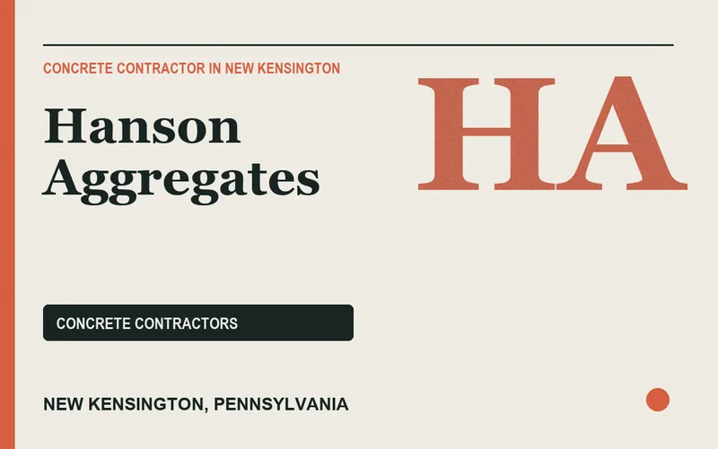 Hanson Aggregates in New Kensington, Pennsylvania