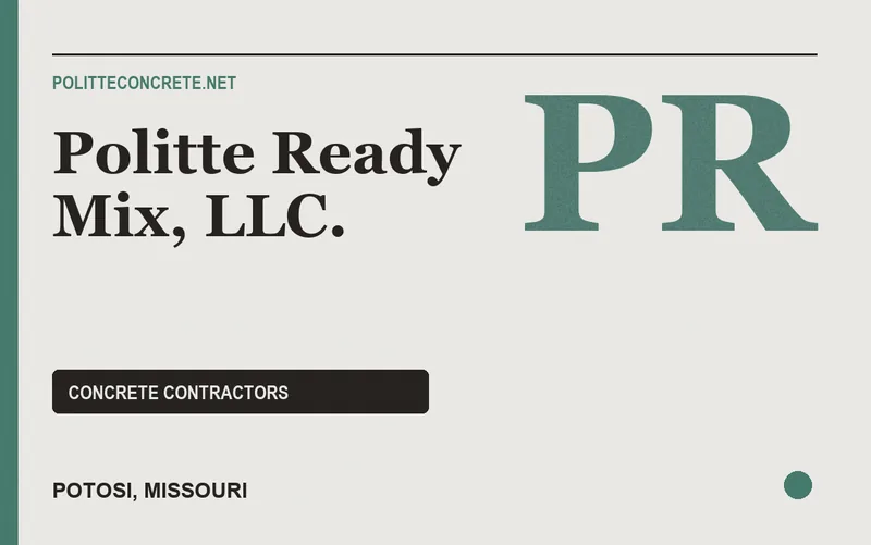 Politte Ready Mix, LLC. in Potosi, Missouri