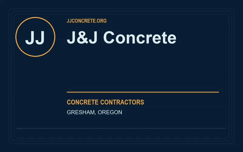 J&J Concrete in Gresham, Oregon