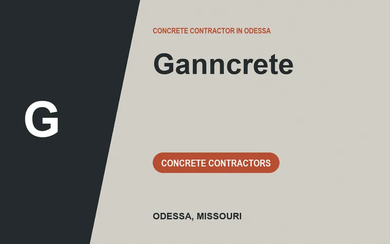 GANNCRETE in Odessa, Missouri