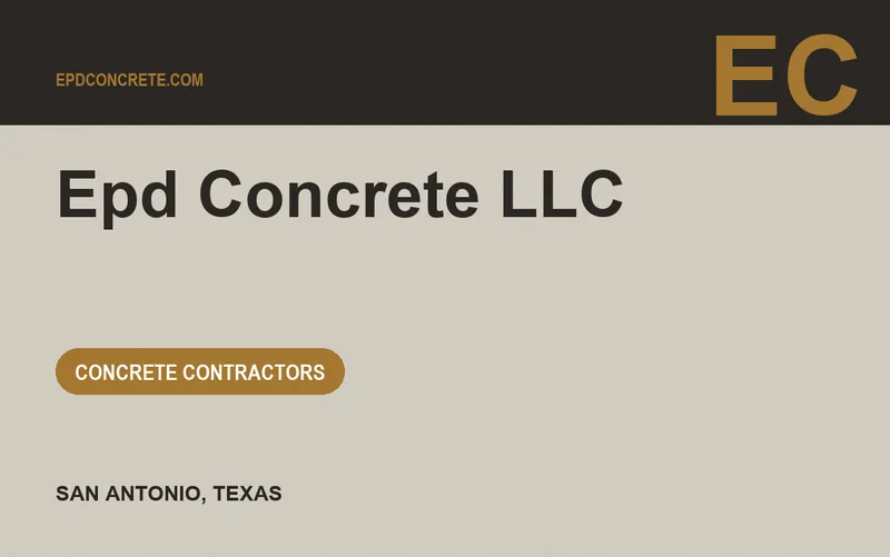 EPD CONCRETE LLC in San Antonio, Texas