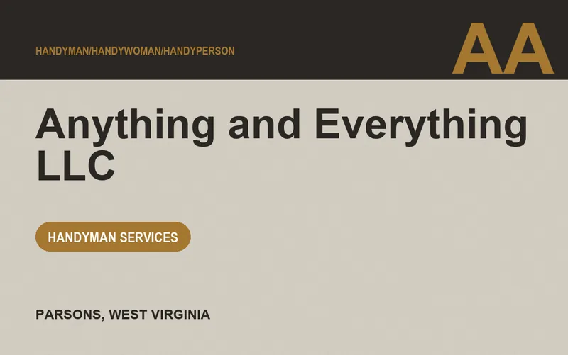 Anything and Everything LLC in Parsons, West Virginia