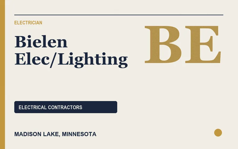 Bielen Elec/Lighting in Madison Lake, Minnesota