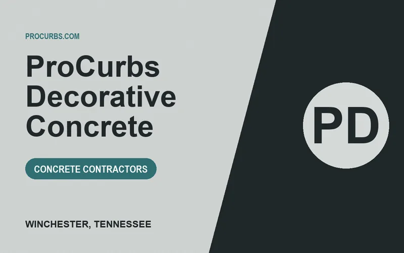 ProCurbs Decorative Concrete in Winchester, Tennessee