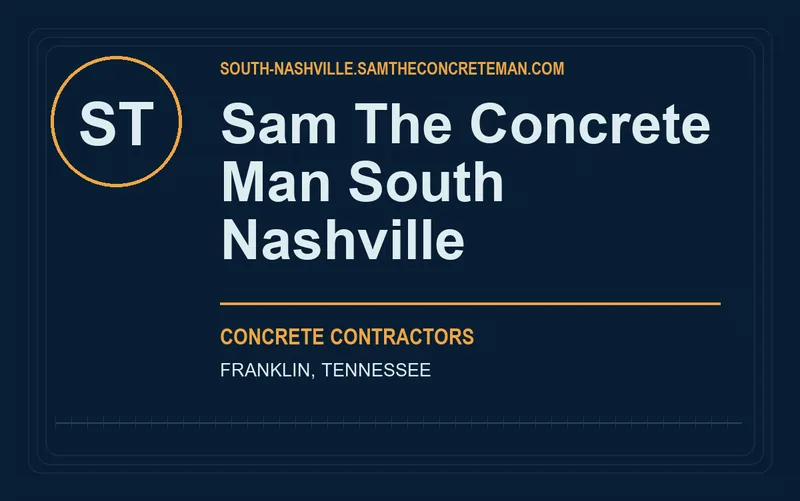 Sam The Concrete Man South Nashville in Franklin, Tennessee