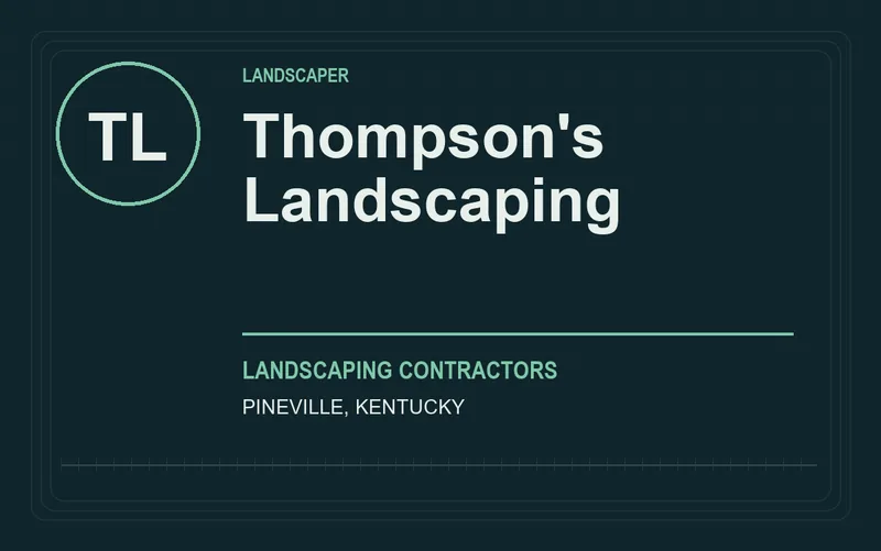 Thompson's Landscaping in Pineville, Kentucky