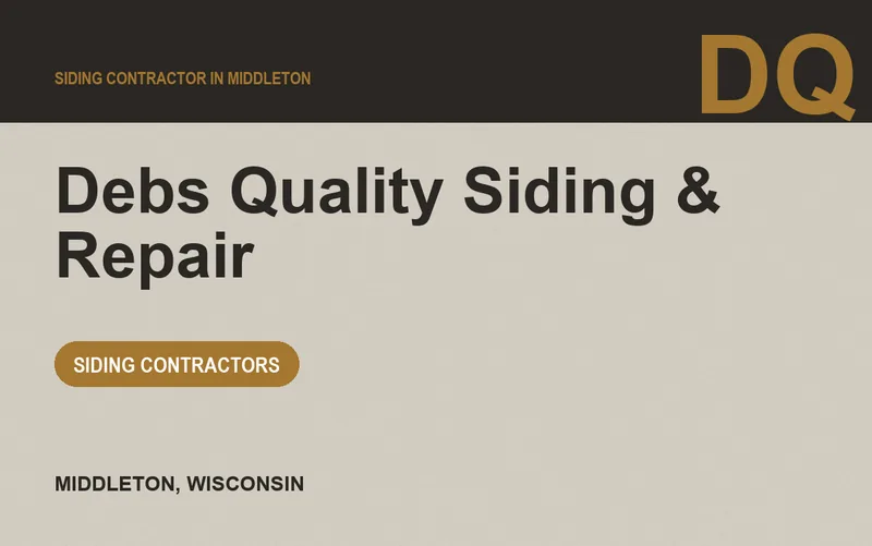 Debs Quality Siding & Repair in Middleton, Wisconsin