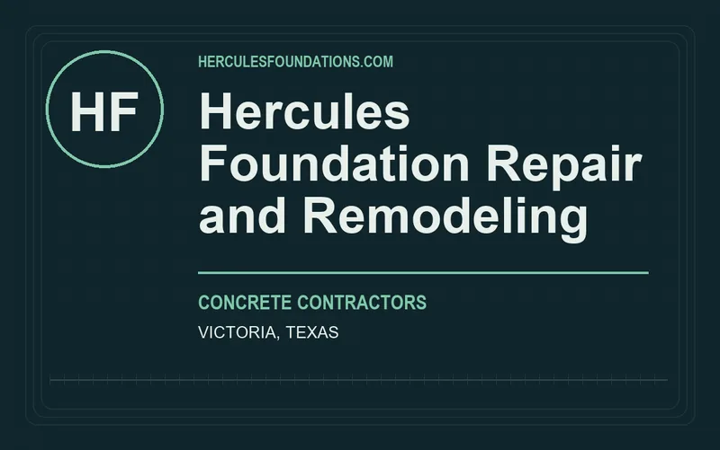 Hercules Foundation Repair and Remodeling in Victoria, Texas