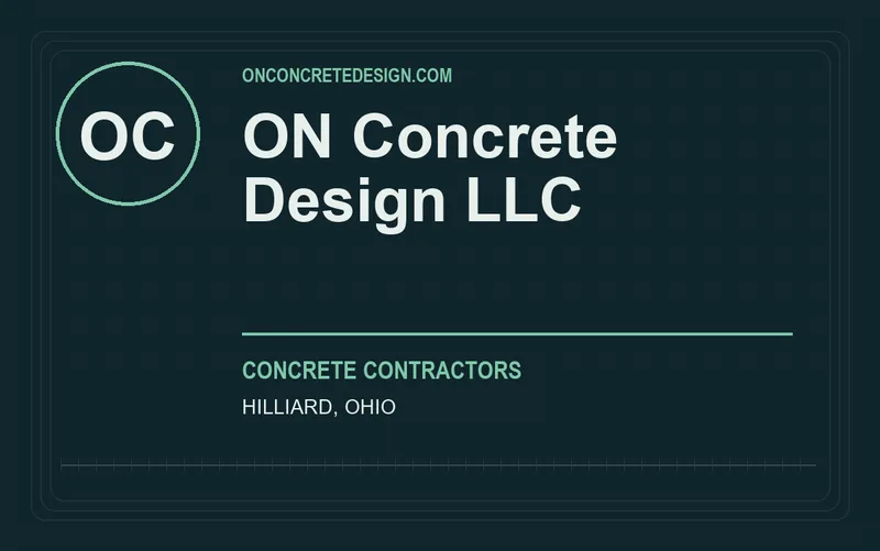 ON Concrete Design LLC in Hilliard, Ohio