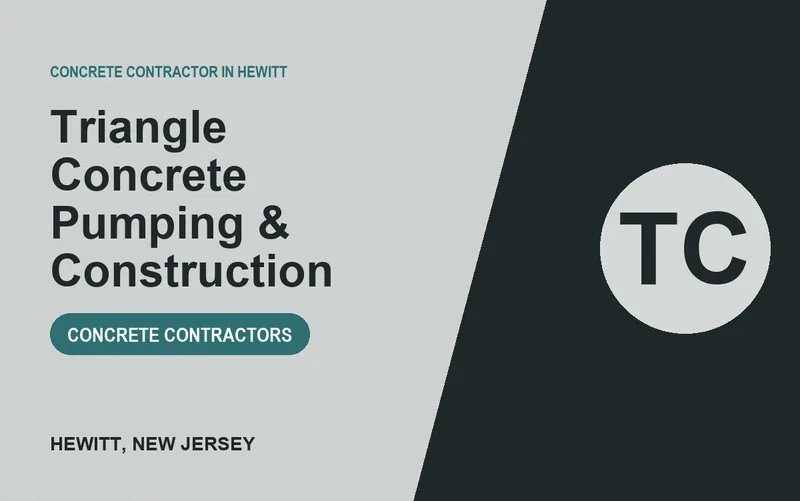 Triangle Concrete Pumping & Construction in Hewitt, New Jersey