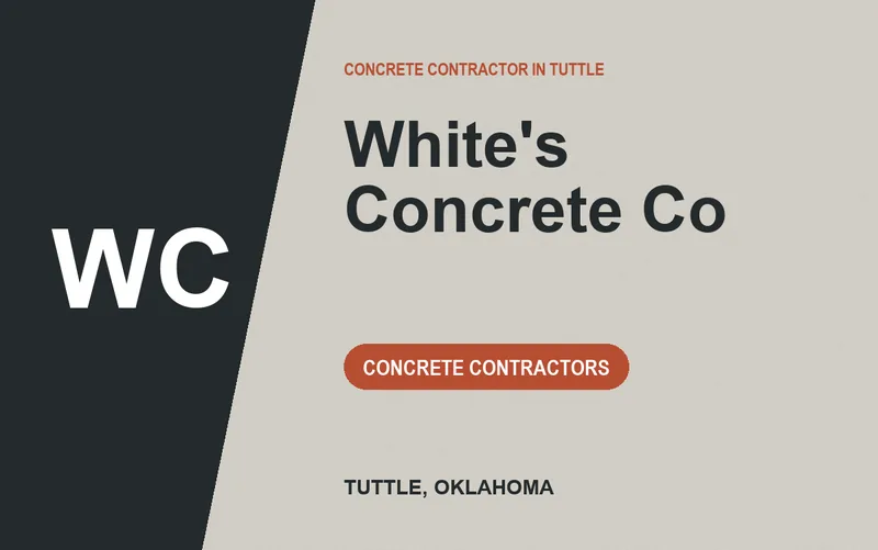 White's Concrete Co in Tuttle, Oklahoma