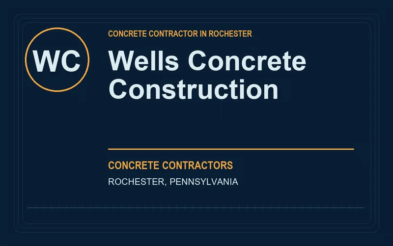 Wells Concrete Construction in Rochester, Pennsylvania