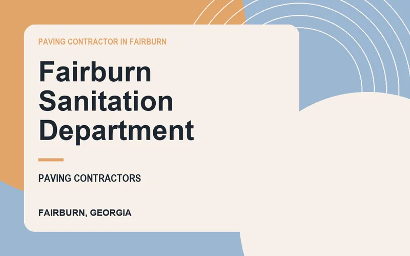 Fairburn Sanitation Department in Fairburn, Georgia