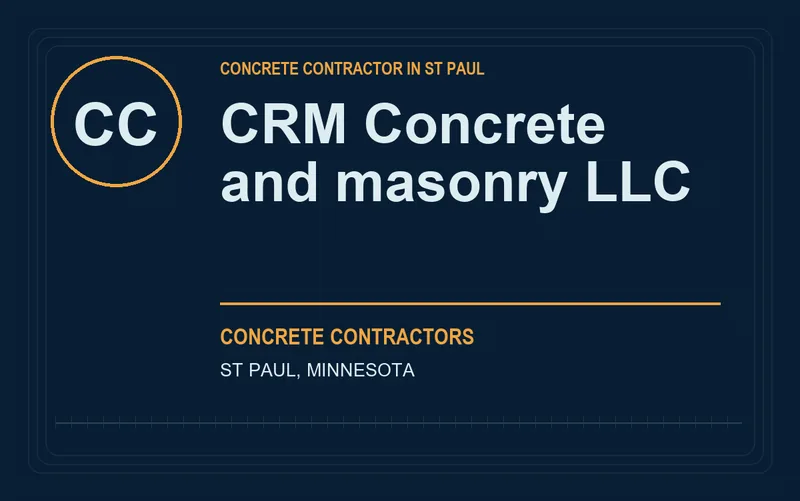 CRM Concrete and masonry Llc in St Paul, Minnesota