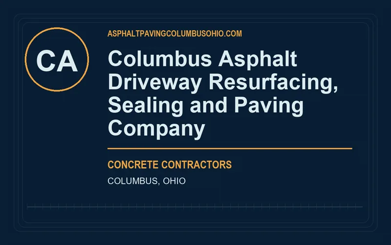 Columbus Asphalt Driveway Resurfacing, Sealing and Paving Company in Columbus, Ohio