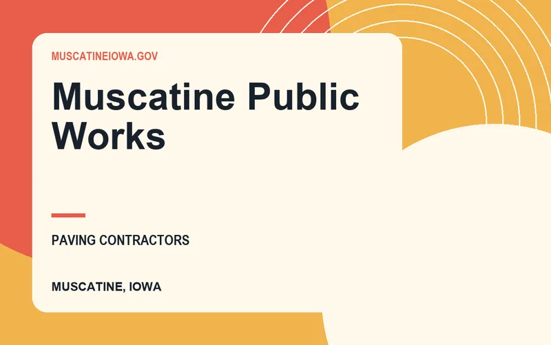 Muscatine Public Works in Muscatine, Iowa